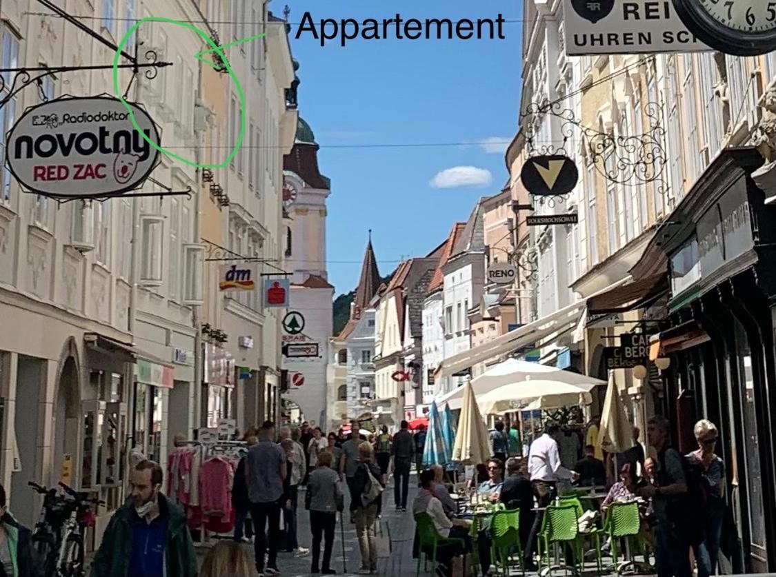 Penthouse Maxfux Direkt In Der Fussgaengerzone 130M2 Leilighet Krems an der Donau Eksteriør bilde